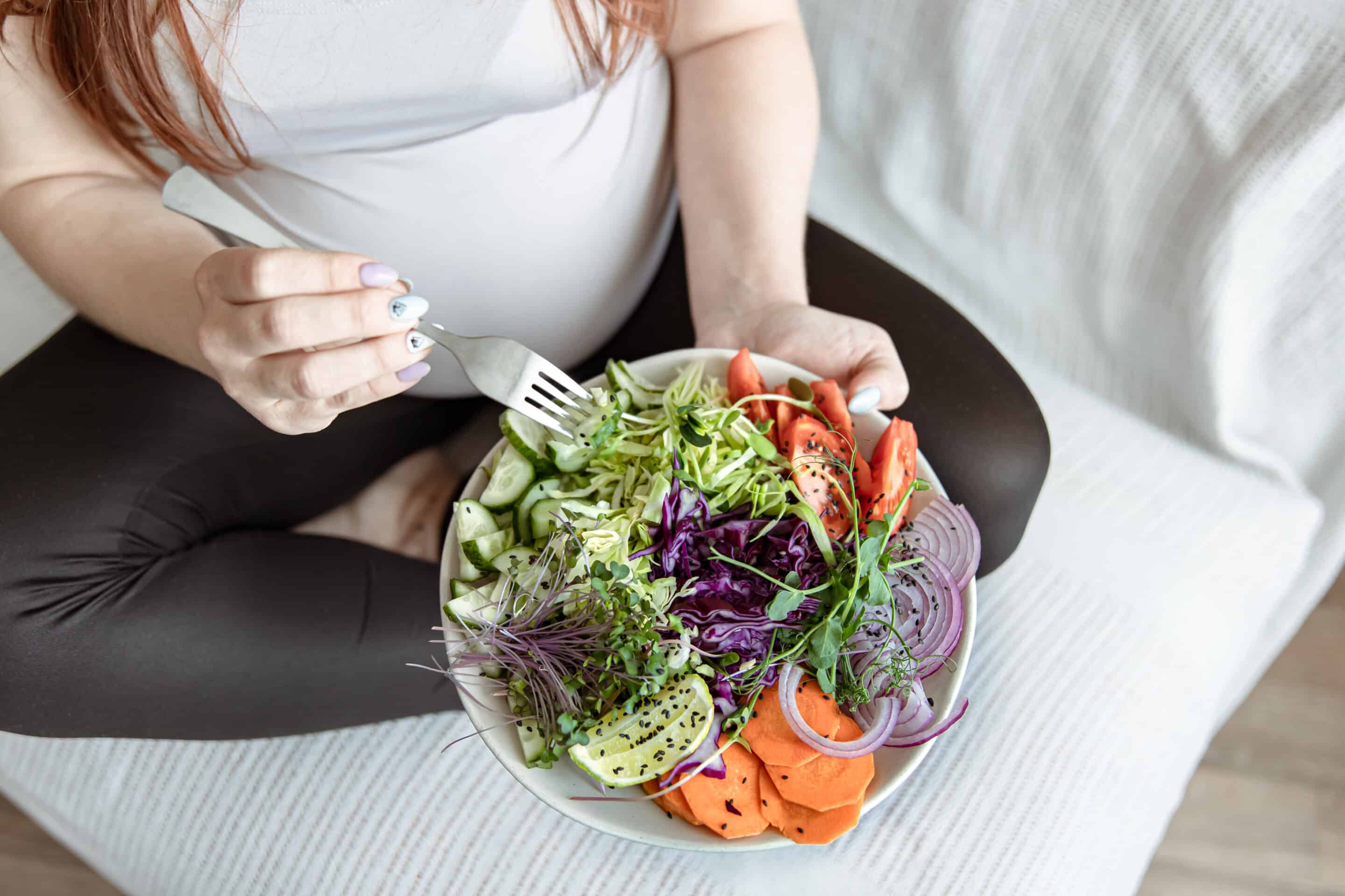 eating a vegan or vegetarian diet during pregnancy
